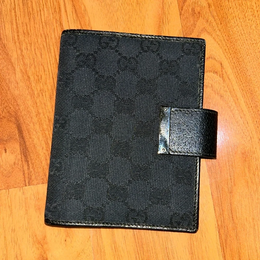 Authentic Gucci GG Canvas Agenda